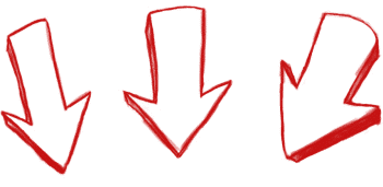 Three Arrows Pointing Down